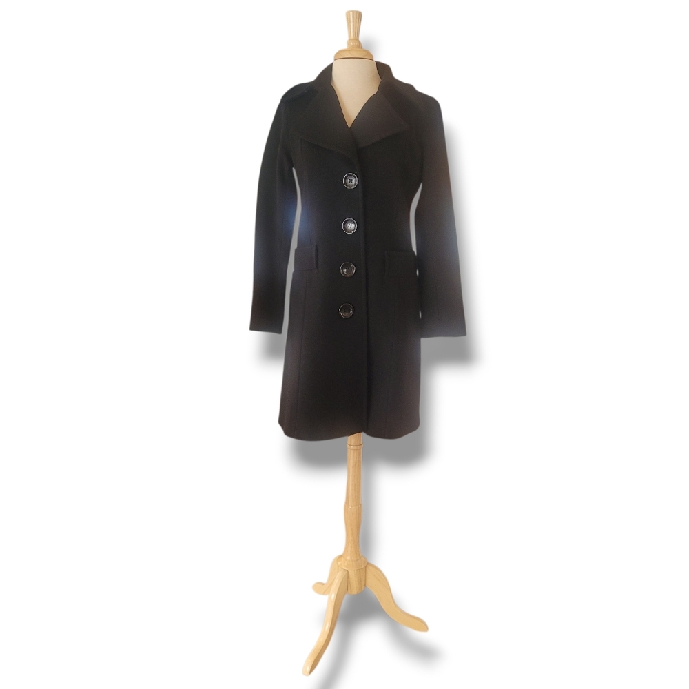 Michael Kors Black Pea Coat. Size S.